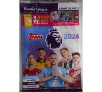 Topps Premier League 2026 Trading Carte Confezione Starter: 1 Inc Oro Leone
