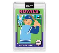 Topps PROJECT 2020 Carta 102 - 1975 George Brett Di Keith Shore