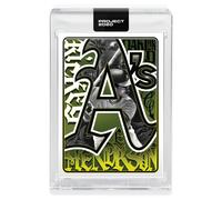 Topps PROJECT 2020 Carta 153 - 1980 Rickey Henderson Di Mister Cartoon