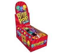 Topps ring pop twisted fruit pop candy - 24 pieces/pack by Topps