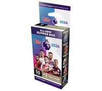 Topps Premier League 2026 Trading Carte Paraurti Confezione 50 + 2 Le Hoff IN