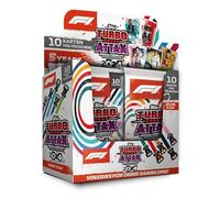 Topps Turbo Attax Formula 1 2024 Full Box contiene 24 pacchetti Turbo Attax (240 carte).