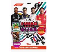 Topps Turbo Attax Formula 1 2024 - Starter Pack - contiene 20 carte tra cui una Verstappen Orange Dutch Lion LE e una carta Piastri Emerald LE.