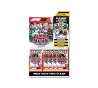 Topps Turbo Attax Formula 1 2025 - Mega Multipack - contiene 39 carte Turbo Attax e 2 carte casuali Limited Edition.