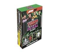 Topps Turbo Attax Formula 1 2025 - Mega Tin - Shakedown - contiene 66 carte incluse 6 Edizioni Limitate e 4 carte esclusive 'Shakedown'.