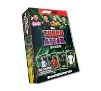 Topps Turbo Attax Formula 1 2025 - Mega Tin - Shakedown - contiene 66 carte tra cui 6 carte LE e 4 carte esclusive 'Shakedown' !