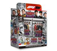 Topps Turbo Attax Formula 1® 2025 - Trading Card Display con 24 booster | Diamond Anniversario + Heartforcards® protezione spedizione