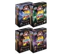 Topps UCC Match Attax 2025/26 - Mega Tin Bundle - contiene tutte e 4 le Mega Tin della collezione Match Attax 2025/26 - Centurioni, Guerrieri, Spartani e Battlers.