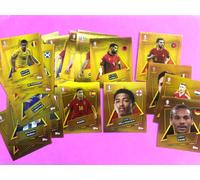 TOPPS UEFA EURO 2024 - SET COMPLETO GOLD - 21 STAR PLAYERS (SP) EDICOLA MINT(A1)