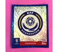 TOPPS UEFA EURO 2024 - STICKER BADGE KAZAKHSTAN - BLU - PARALLELA - KAZ 1