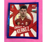 TOPPS UEFA EURO 2024 - STICKER KERKEZ - BLU - PARALLELA - HUN PTW