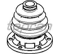 TOPRAN 103 218 Cuffia semiasse Cuffia Semiasse Cuffia giunto Cuffia giunto omocinetico