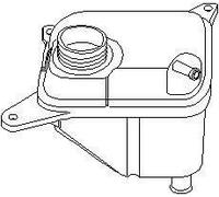 TOPRAN 104 392 Serbatoio compensazione refrigerante Vaschetta Radiatore Vaschetta radiatore Vaschetta acqua radiatore