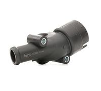 TOPRAN 107 921 Flangia refrigerante sul lato del cambio Testa a cilindro Parte frontale Flangia Refrigerante Flangia termostato Flangia del refrigerante