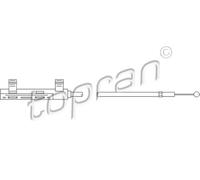 TOPRAN 112 279 Cavo comando cofano motore
