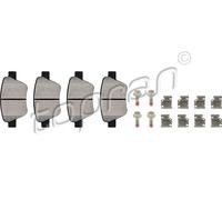 TOPRAN 114 377 Kit pastiglie freno, Freno a disco per AUDI,SEAT,SKODA,VW