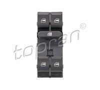 TOPRAN 114 726 Interruttore, Regolatore Della Finestra Per SEAT, VW
