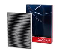 TOPRAN Filtro Aria abitacolo Filtro al carbone attivo, Cartuccia filtro, con effetto antibatterico 116 695