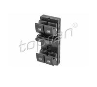 Topran 118 018 Interruttore Alzacristalli Lato Guida Porta Anteriore Per VW