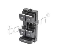 TOPRAN 120 493 Interruttore, Alzacristallo per SKODA