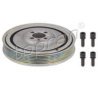 TOPRAN 207 343 Puleggia cinghia, Albero a gomiti per ALFA ROMEO,FIAT,LANCIA,OPEL
