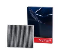 TOPRAN Filtro Aria abitacolo Filtro al carbone attivo, Cartuccia filtro, con potere assorbente degli odori 208 336