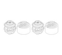 TOPRAN 2X Supporto Motore Per Mercedes-Benz SLK 230 Compressore 320 Classe C