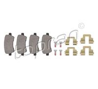 TOPRAN 304 763 Kit pastiglie freno, Freno a disco per FORD,LAND ROVER,VOLVO