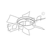 TOPRAN 401 470 Girante Raffreddamento motore