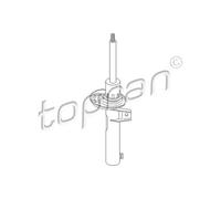 TOPRAN Ammortizzatore Anteriore Sinistra Destra per VW Golf V 1K1 5K1 3C5 Audi