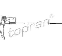 TOPRAN Cavo comando cofano motore 103 414 per VW PASSAT (32B)