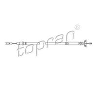 TOPRAN Cavo Frizione Adatto A per VW Golf I 17 Jetta 16