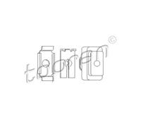 TOPRAN Cavo Frizione Per VW Golf II 19E 1G1 Jetta 1G2 165