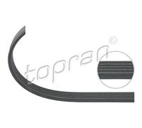 TOPRAN Cinghia A V Denti Compatibile Per VW Jetta III 1K2 115 846