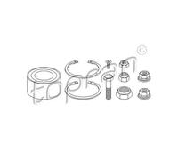 TOPRAN Cuscinetto Ruota Anteriore Kit Entrambi i Lati per VW Jetta II 19E 1G2