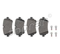 TOPRAN Kit Pastiglie Freno Disco Posteriore per VW Touareg CR7 Audi Q7 4M A8 4N2
