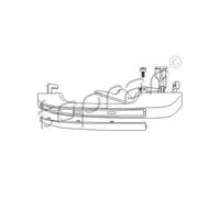 TOPRAN Maniglia Posteriore Sinistra Esterno per Audi 80 81 85 B2 1.6 1.8 1.9