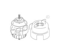 TOPRAN Motore SX Supporto Idraulico Adatto A per Audi A6 Avant 4F5 C6 2.8 FSI