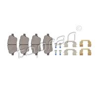 TOPRAN Pastiglie Freno Bremsbelegsatz Frontale per Ford Fiesta VI B-Max