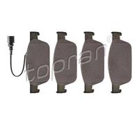 TOPRAN Pastiglie Freno Bremsbelegsatz Frontale per VW Multivan V Transporter