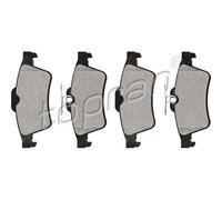 TOPRAN Pastiglie Freno Bremsbelegsatz Posteriore per Ford Focus II Mazda 3