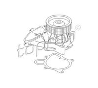TOPRAN Pompa Dell'Acqua Meccanica Per BMW 3 Serie Touring E46 E91 E90 X3 E83 E87