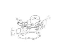 TOPRAN Pompa Dell'Acqua Meccanica Per Renault Clio III BR0/1 CR0/1 Twingo II CN0