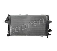 TOPRAN Radiatore Acqua per Opel Astra H Caravan Zafira B L35 A05 L48 L08