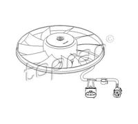 TOPRAN Ventola Raffreddamento Del Motore Adatto A per VW Golf VI 112 321