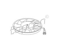 TOPRAN Ventola Raffreddamento Del Motore Adatto A per VW Transporter IV Bus 109