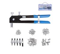 Toprema Set di 126 dadi rivettati ciechi, rivetti a mano, chiave per fucile, inserto filettato, dado rivetto M3/M4/M5/M6/M8