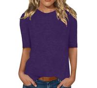 Tops Blu Donna Offerta Camicia Morbida Offerta Lino Oversize Donna Maglia Rosa Maniche Lunghe Fantasia Verde di Nera Magliette Bianche da Dipingere Corte Larga T Shirts Bianca Elegante Tshirt