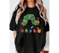Tops The Very Hungry Caterpillar - Vintage Women's Short Sleeve Casual T-Shirt Tee For Adult, Men, Women, Teen, Teenager, Adolescent, Youth KOMFORT & SICHERHEIT - Das Kinder-T-Shirt aus 100 % Baumwoll