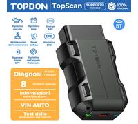 Topscan Lite OBD2 Diagnostica Wireless Controllo Bidirezionale Auto VIN 60+